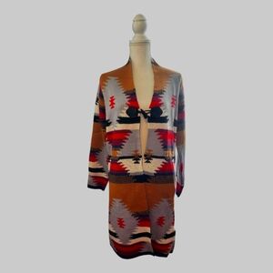 Stylish Multicolor with Toggle Closure Cardigan by Anne French
